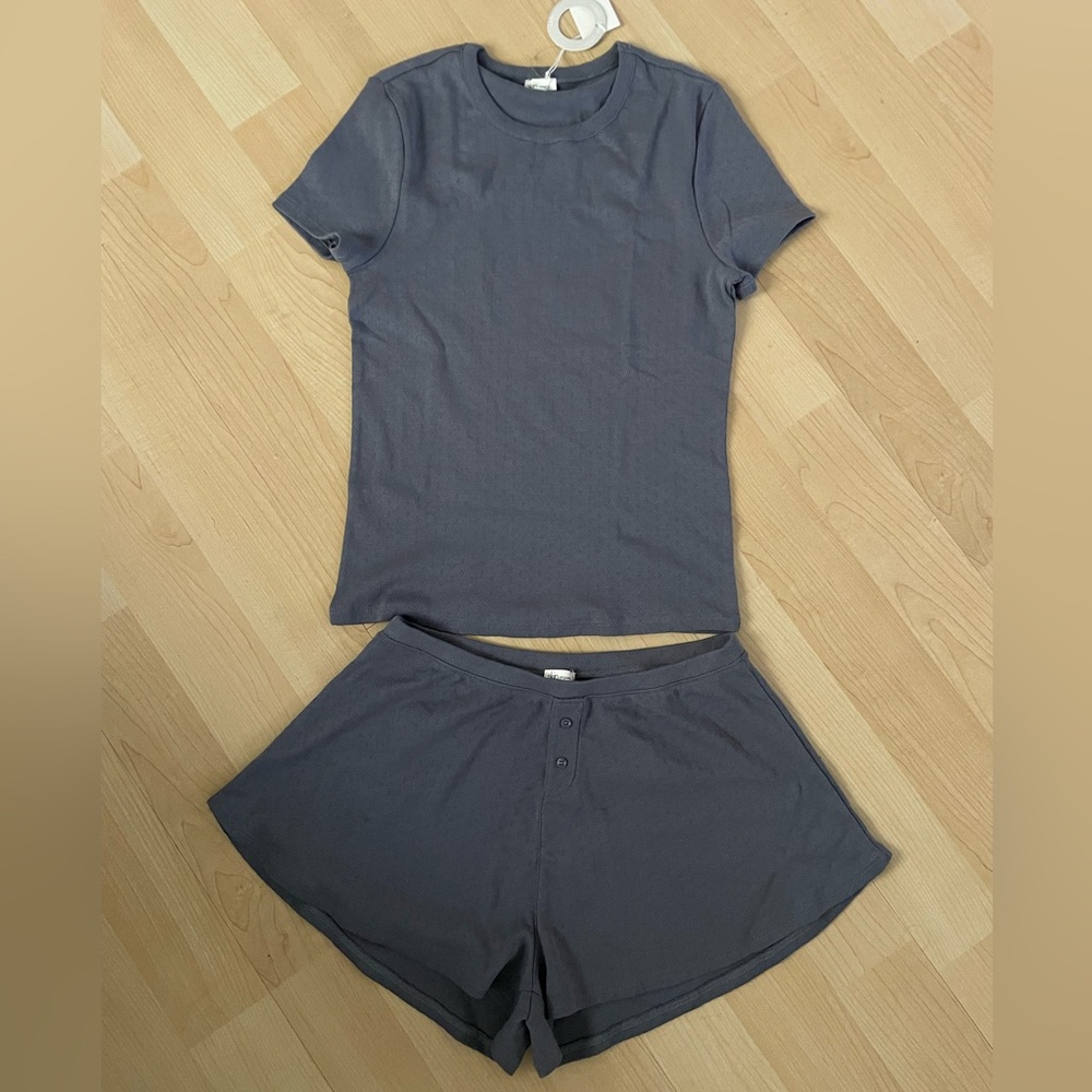 Skin Worldwide Baby Tee & Shorts PJ Set